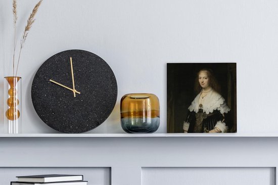 Peintures sur toile - Maria Trip - peinture de Rembrandt van Rijn - 20x20 cm - Décoration murale