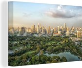 Peintures sur Toile - Skyline de Thaïlande pendant la journée - 140x90 cm - Décoration murale