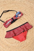 Rode bikini van Miraculous Ladybug maat 104