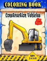 Construction Vehicle Coloring Book