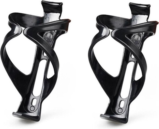 set Bidonnen met Ultralight Bidonhouders - bestaande uit 2x 750ml Tacx Shiva bidons met lichtgewicht bidonhouder - Zwart — afbeelding 3