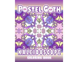 Pastel Goth Kaleidoscope Coloring Book