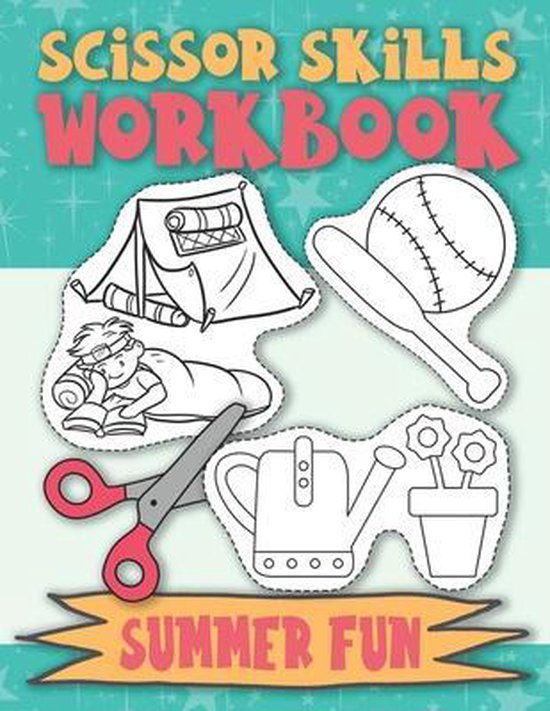 Scissor Skills Workbook Summer Fun - cover