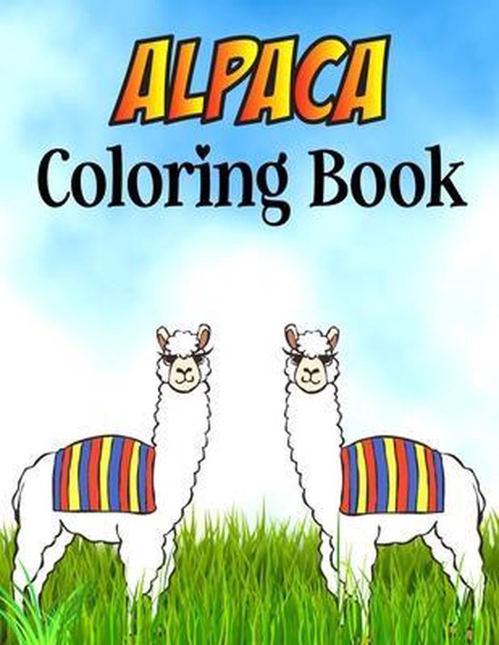 Alpaca Coloring Book, Blue Sky Publishing 9798719993331 Boeken