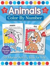 Animals Color By Number Dot Marker Activity Book for Kids