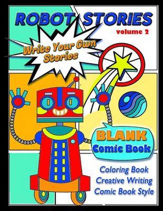 Write Your Own Story- Coloring, Creative Writing Blank Comic ... - cover