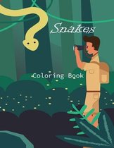Snakes Coloring Book