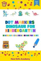 Dot markers dinosaur for kindergarten