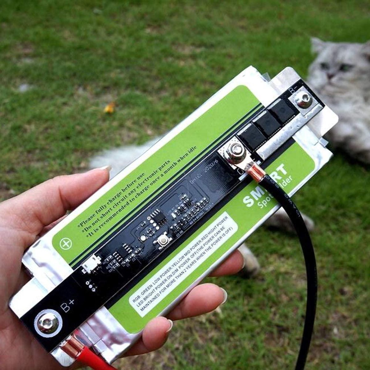 KKmoon - puntlasapparaat - mini-lithium-batterij lasmachine - voor  18650/32650... | bol.com