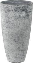 Ter Steege Plantenpot vaas - beton grijs - D29 / H50 cm - gerecycled kunststof - Bloempot - Binnen en buiten