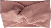 Haarband voor meisjes twist antique mauve | Meisje