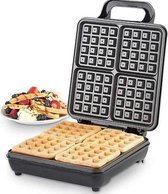 Royal Swiss - Wafelijzer -  Waffle maker (4 waffles)  -  4 persoons  - 1200w