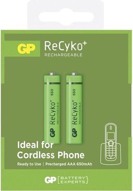 ACCU GP Blister2 AAA 950mAh NiMH RECYKO