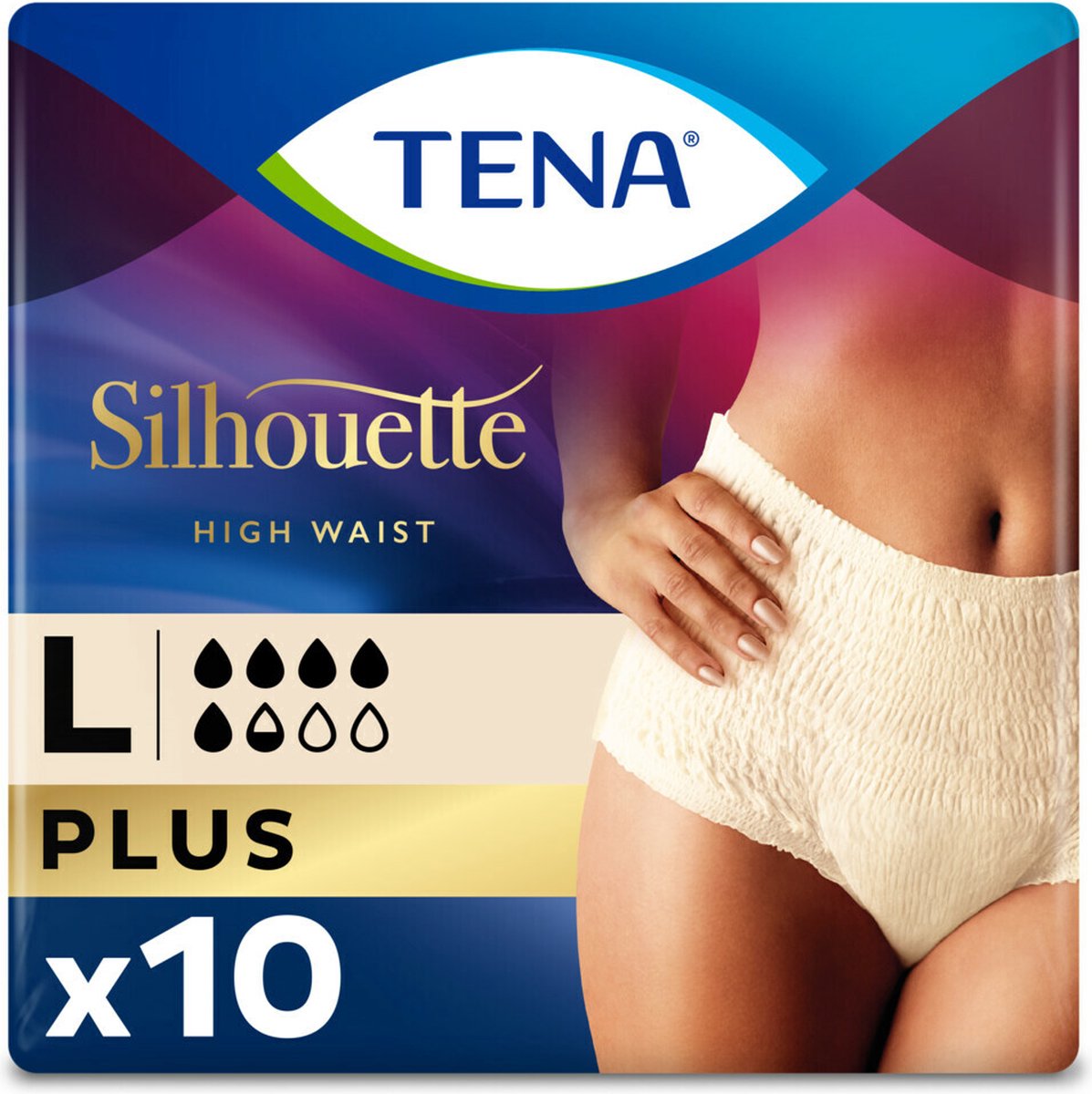 Goedkoopste Tena Lady Pants Plus L Incontinentie - 10 stuks - Incontinentiebroekjes