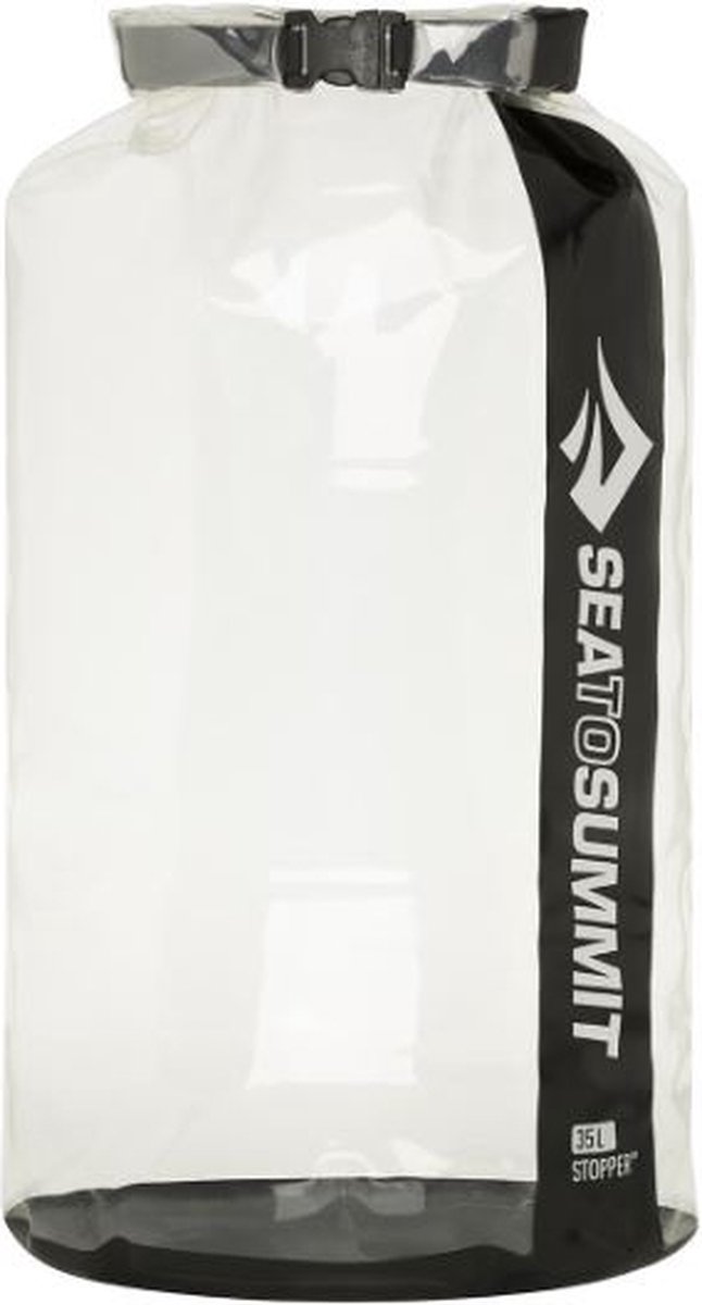 Sea to Summit Stopper Clear Dry Bag Drybags - 35L - Zwart - Waterdichte zak / Droogzak