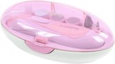 LUMME LU-2405 manicure set|6 delig|wit/roze