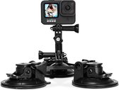 Premium Auto GoPro Mount Bevestiging Camera - Houder Action Camera met Zuignappen - Auto Accessoires - Zwart