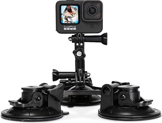 Premium Auto GoPro Mount Bevestiging Camera - Houder Action Camera met  Zuignappen -... | bol.com