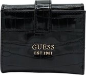 Guess Katey Slg Petite Trifold Dames Portemonnee - Zwart