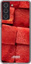 6F hoesje - geschikt voor Samsung Galaxy S21 FE -  Transparant TPU Case - Sweet Melon #ffffff