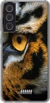6F hoesje - geschikt voor Samsung Galaxy S21 FE -  Transparant TPU Case - Tiger #ffffff
