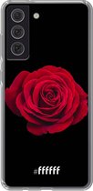 6F hoesje - geschikt voor Samsung Galaxy S21 FE -  Transparant TPU Case - Radiant Rose #ffffff