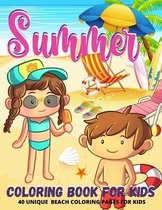 Summer Beach Coloring Book