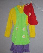 verkleedkleding 1124, Kwebbel uit de kabouter Plop serie , kinderen, maat 140