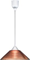 LED Hanglamp - Hangverlichting - Nitron Dikon - E27 Fitting - Rond - Aluminium Oranje - Kunststof