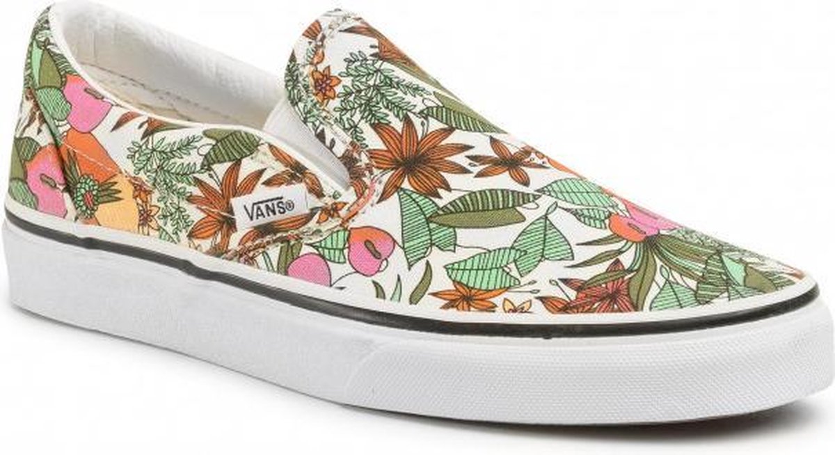 vans classic slip on multi tropic