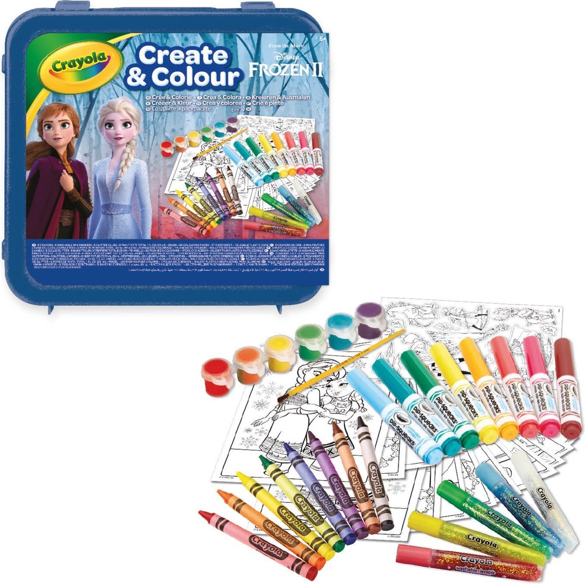 Crayola Frozen 2 - Kleurkoffer All that Glitters