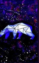 Ursa Major Constellation Galaxy, Lined-Journal (Big Dipper/Big Bear)