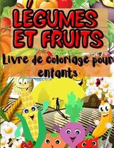 Legumes et Fruits Livre de Coloriage Pour Les Enfants
