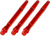 Abbey Darts Shafts Aluminium - Roterende Top - Rood