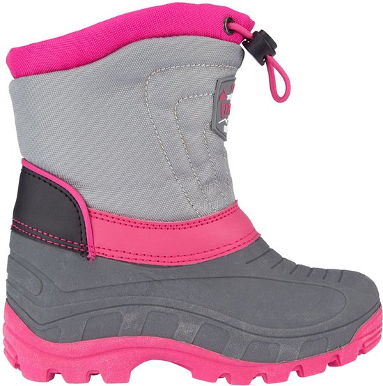 Winter-grip Snowboots Northern Flicka Meisjes Grijs/roze