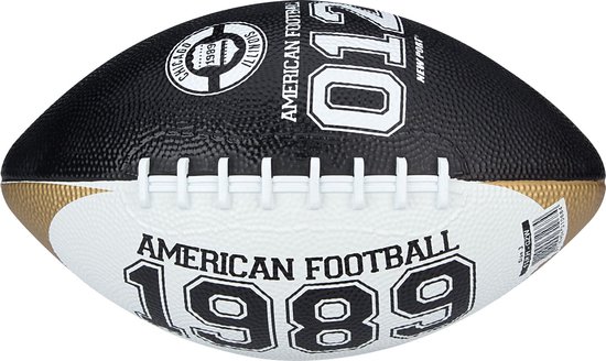New Port American Football - Mini - Goud/Zwart/Wit