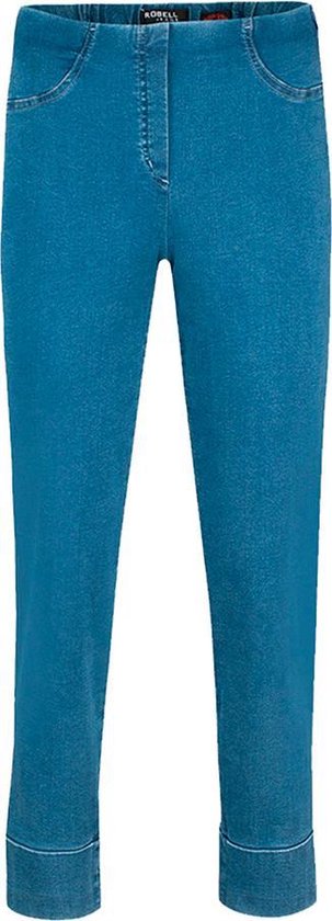 Robell Bella 09 Dames Comfort Jeans 7/8 Lengte - Jeans Blauw - EU38