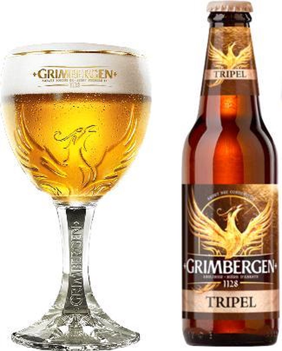 Verre à bière Grimbergen sur pied 33 cl | bol.com