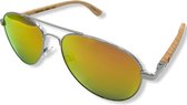 BEINGBAR Eyewear "Model 37" Sustainable Bamboo Sunglasses