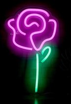 ‘Roos’ Neon Led Wandlamp - Neon verlichting - Sfeer verlichting