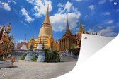 Tuindecoratie Thailand - Paleis - Azië - 60x40 cm - Tuinposter - Tuindoek - Buitenposter