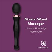 Wand Massager Clitoris Stimulator Vibrerende Magic Sex Toy Vibrator - Extra Sterk - 28 Snelheden en Vibraties - Full Silicone Sleeve - Monica Moments®