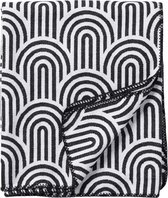 Klippan plaid - Katoen - Arcade - zwart/wit - 140x180