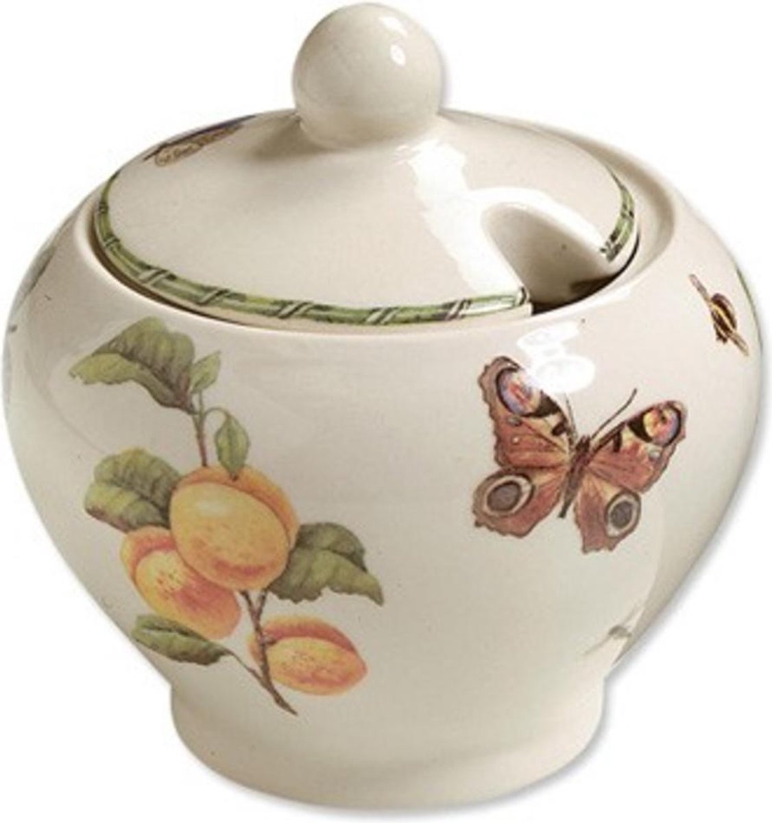 Pygmalion geeuwen Boekhouder Janneke Brinkman Fruit & Flowers Suikerpot - Ø 9 Cm | bol.com