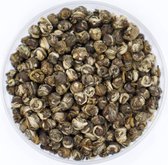 Jasmine Pearls - Losse Thee - Een groene thee met de smaak van jasmijn - 200 gram Amberpot