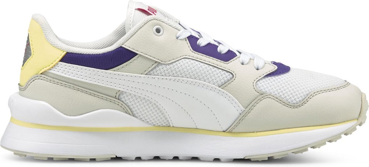 PUMA R78 FUTR Unisex Sneakers White Nimbus Cloud Prism Violet