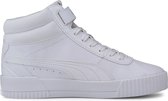 PUMA Carina Mid Dames Sneakers - Puma White-Puma White - Maat 39