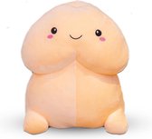 Piemel knuffel - Penis kussen -  Funkussen - Vanille 30 cm