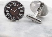 Klassieke Klok Manchetknopen - Grandfather Clock Cufflinks - Valentijnsdag voor Mannen - Valentijn Cadeautje voor Hem - Valentijn Cadeautje Vrouw