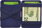 Hunterson Magic Wallet - Leren Portemonnee Kaart Munthouder - Blauw